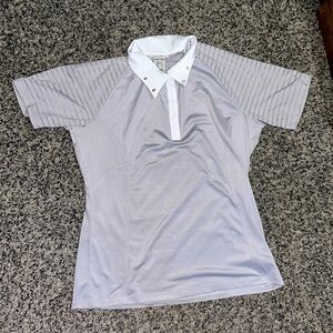 NWOT. Woman’s Ariat pro series athletic collared shirt. Size L.